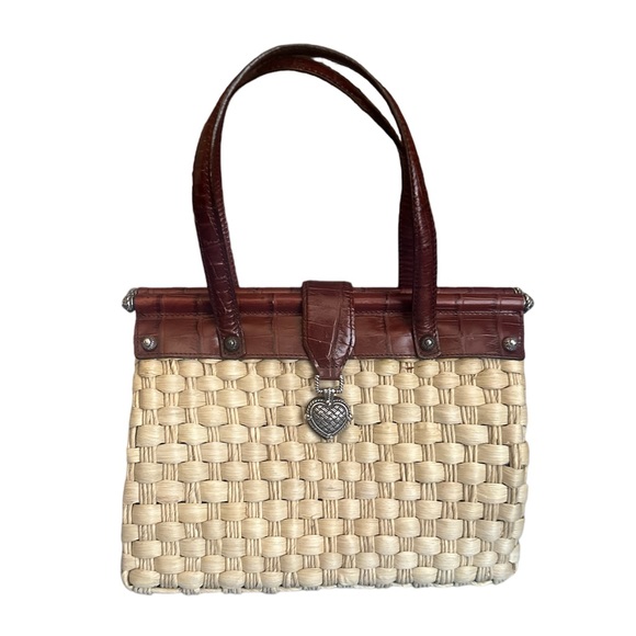 Brighton Bags Brighton Natural Straw Satchel Handbag Poshmark